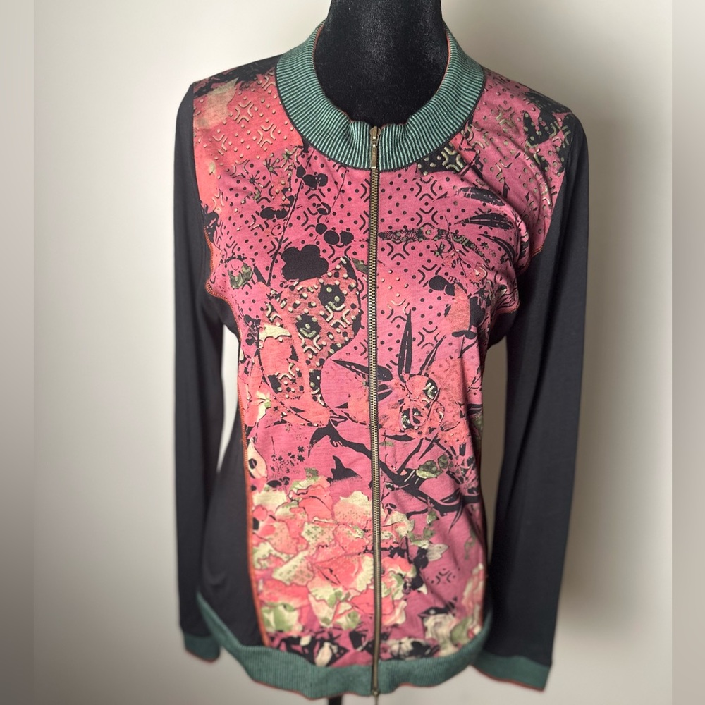 ALDO MARTINS Cap Juluca Women’s Stunning Floral Print Laganlook Artsy Jacket